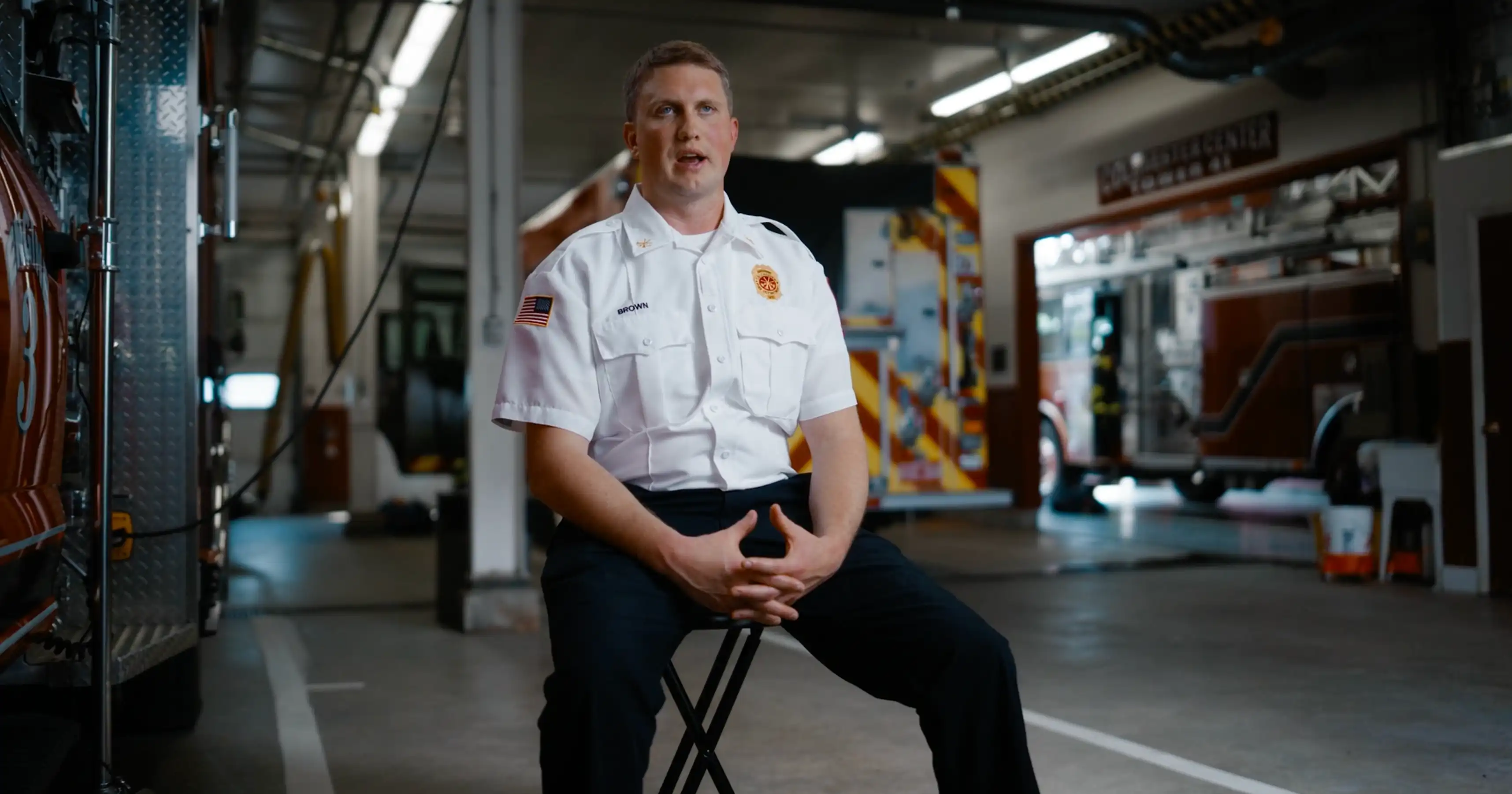 Assistant Fire Chief Christopher Brown